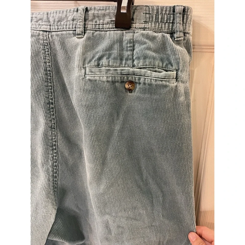 Eddie‎ Bauer Outdoor Outfitter Corduroy Men's Pants Size 38x26.5 (Duck egg Blue)